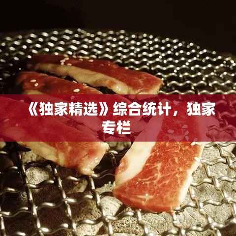 《独家精选》综合统计,独家专栏
