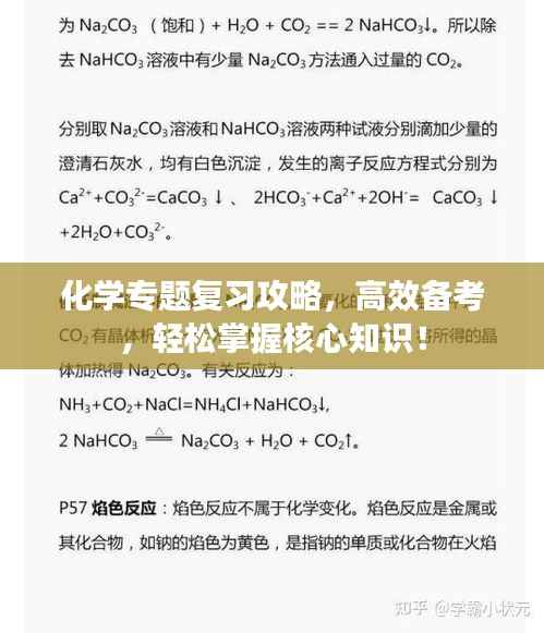 化学专题复习攻略，高效备考，轻松掌握核心知识！