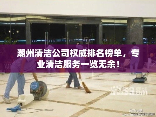 潮州清洁公司权威排名榜单，专业清洁服务一览无余！